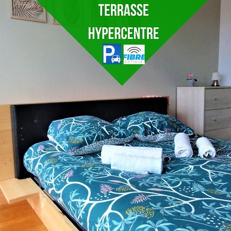 La Dolce Vita -T2 52M2- Dernier Etage- Terrasse-Parking-Wifi Fibre Apartment Tarbes Exterior foto