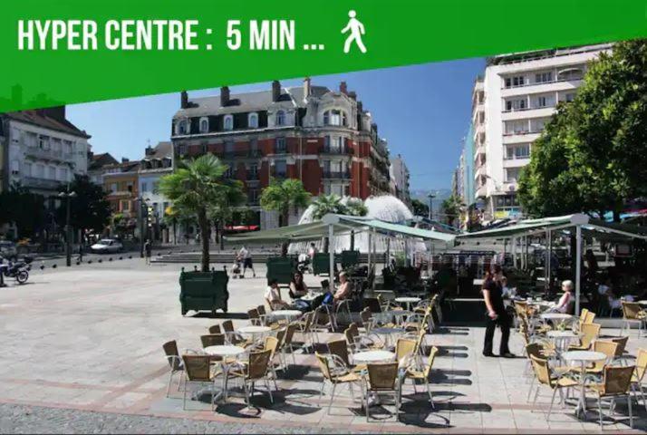 La Dolce Vita -T2 52M2- Dernier Etage- Terrasse-Parking-Wifi Fibre Apartment Tarbes Exterior foto