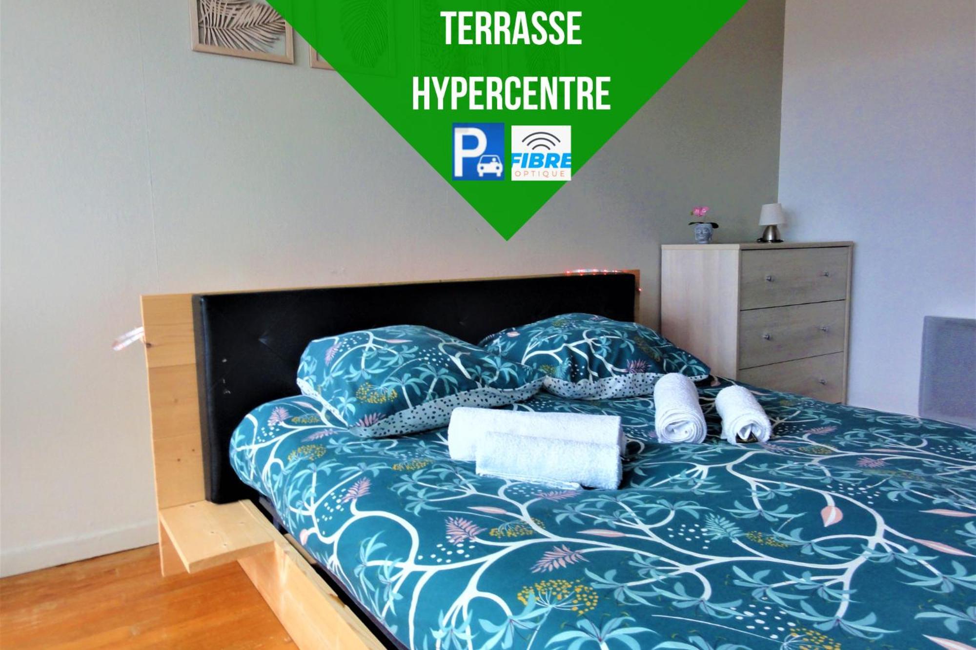 La Dolce Vita -T2 52M2- Dernier Etage- Terrasse-Parking-Wifi Fibre Apartment Tarbes Exterior foto